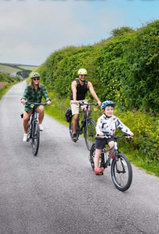 Family bike hire on the Camel Trail Wadebridge